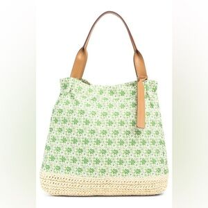 GIAN FLORAL GINGHAM SHOULDER BAG IN JUNIPER MULTI GINGHAM FLORAL